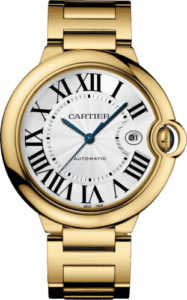 Cartier Ballon Blue de Cartier 42 Automatic Yellow Gold / Silver / Bracelet W69005Z2