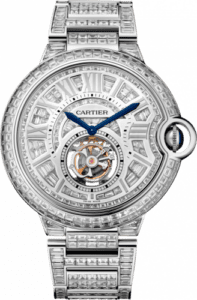 Cartier Ballon Blue de Cartier 46 Flying Tourbillon White Gold / Diamond / Bracelet HPI00683