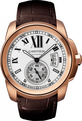 Cartier Calibre de Cartier 42 Pink Gold / Silver W7100009