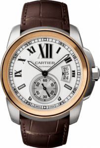 Cartier Calibre de Cartier 42 Stainless Steel / Pink Gold / Silver W7100039