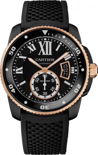 Cartier Calibre de Cartier Diver Carbon / Pink Gold W2CA0004
