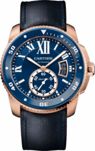 Cartier Calibre de Cartier Diver Pink Gold / Blue WGCA0009