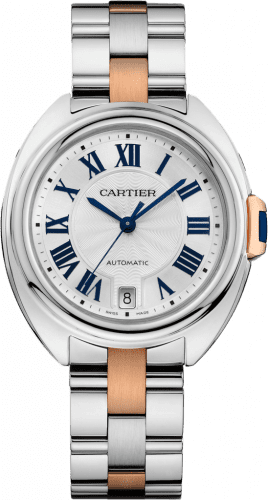 Cartier Clé de Cartier 35 Stainless Steel /Pink Gold / Silver / Bracelet W2CL0003