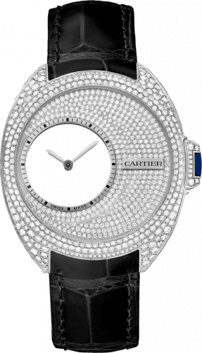 Cartier Clé de Cartier 41 Mysterious Hours Palladium / Diamond HPI00946