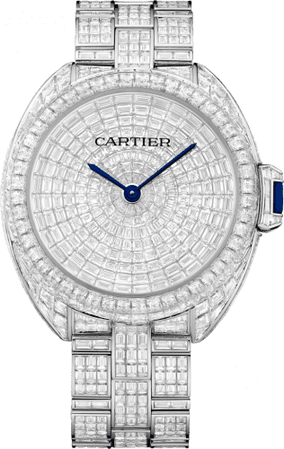 Cartier Clé de Cartier 41 White Gold / Rivière HPI00937