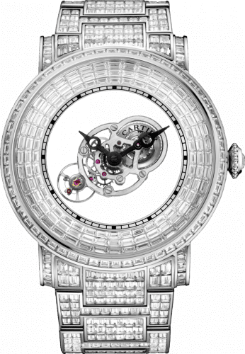 Cartier Rotonde de Cartier Astromystérieux Platinum / Baguette / Bracelet HPI01072
