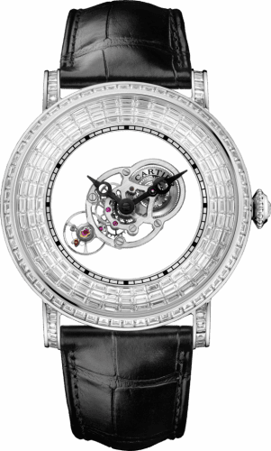 Cartier Rotonde de Cartier Astromystérieux Platinum / Baguette HPI01073