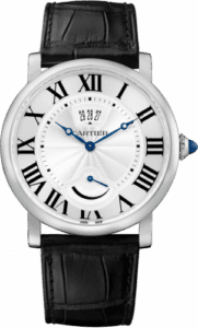 Cartier Rotonde de Cartier Calendar Aperture and Power Reserve Stainless Steel / Silver W1556369