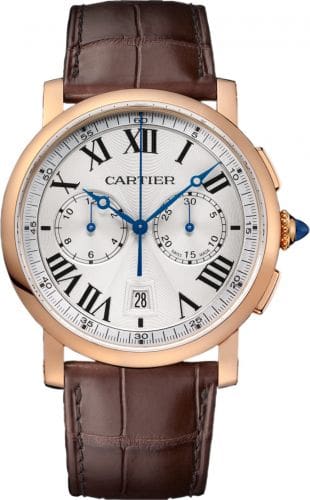 Cartier Rotonde de Cartier Chronograph Pink Gold / Silver W1556238