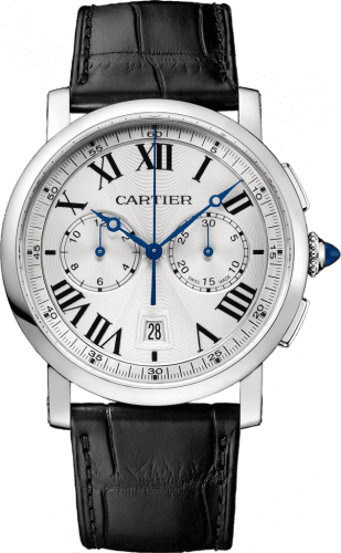 Cartier Rotonde de Cartier Chronograph Stainless Steel / Silver WSRO0002