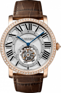 Cartier Rotonde de Cartier Flying Tourbillon Pink Gold / Diamond / Silver HPI00593