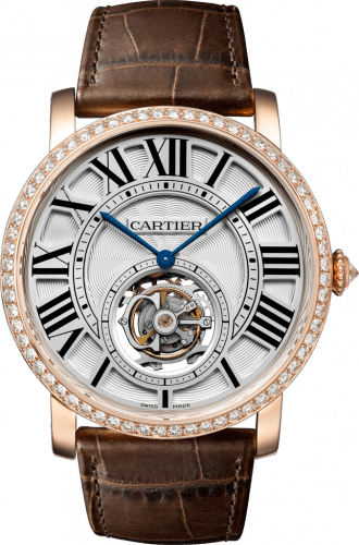 Cartier Rotonde de Cartier Flying Tourbillon Pink Gold / Diamond / Silver HPI00593