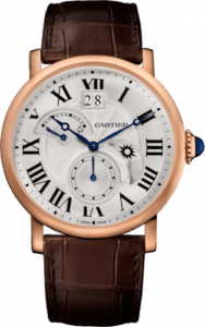 Cartier Rotonde de Cartier Second Time Zone Day / Night Pink Gold / Silver W1556240