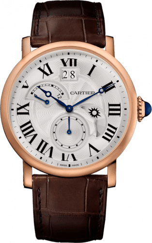 Cartier Rotonde de Cartier Second Time Zone Day / Night Pink Gold / Silver W1556240