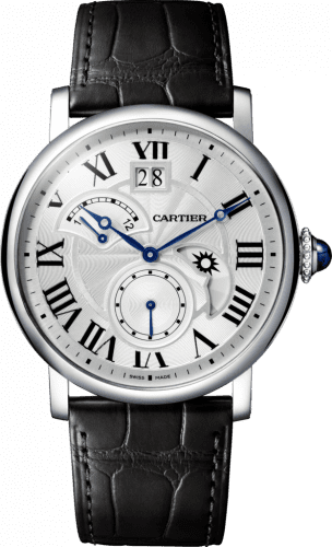 Cartier Rotonde de Cartier Second Time Zone Day / Night Stainless Steel / Silver W1556368