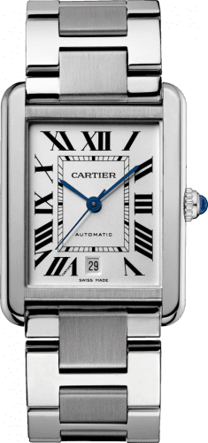 Cartier Tank Solo Automatic Stainless Steel / Silver / Bracelet W5200028