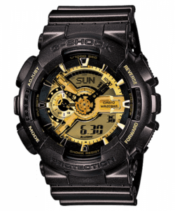 Casio GA-110BR-5A Black Gold GA-110BR-5A