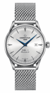 Certina DS-1 Powermatic 80 40 Stainless Steel / Silver / Milanese C029.807.11.031.02