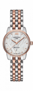 Certina DS-8 Lady Stainless Steel - Rose Gold / MOP / Bracelet C033.051.22.118.00
