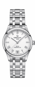 Certina DS-8 Powermatic 80 Lady Stainless Steel / White / Bracelet C033.207.11.013.00