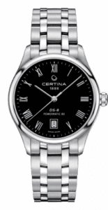 Certina DS-8 Powermatic Stainless Steel / Black / Bracelet C033.407.11.053.00
