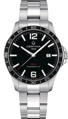 Certina DS-8 Powermatic Stainless Steel / Black / Bracelet C033.807.11.057.00