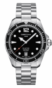 Certina DS Action 43 Quartz Stainless Steel / Black C032.451.11.057.00