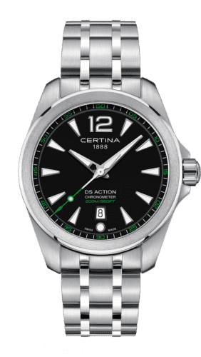 Certina DS Action Chronometer Stainless Steel / Black / Bracelet C032.851.11.057.02