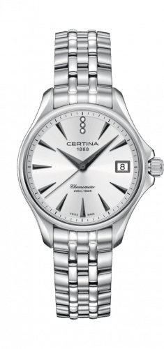 Certina DS Action Diamonds 33.8 Stainless Steel / Silver C032.051.11.036.00