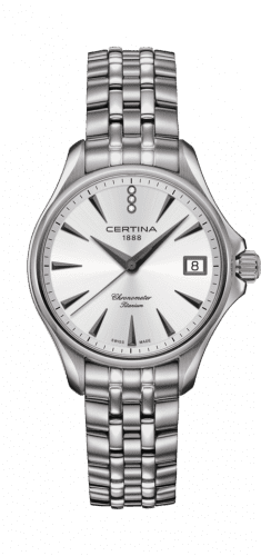 Certina DS Action Diamonds 33.8 Titanium / Silver C032.051.44.036.00