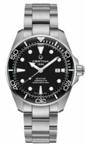 Certina DS Action Diver Powermatic 80 43 Stainless Steel / Black / Bracelet C032.607.11.051.00
