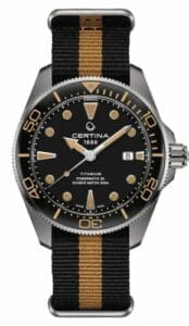 Certina DS Action Diver Powermatic 80 43 Titanium / Black / NATO C032.607.48.051.00