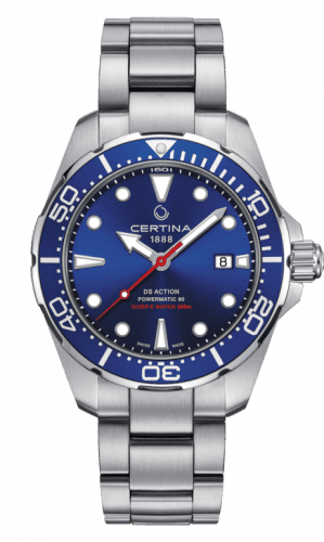 Certina DS Action Diver Powermatic 80 Stainless Steel / Blue / Bracelet C032.407.11.041.00