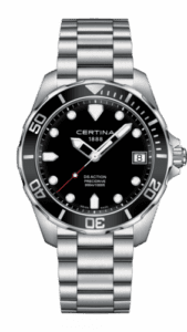 Certina DS Action Diver PreciDrive Stainless Steel / Black / Bracelet C032.410.11.051.00