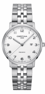Certina DS Caimano 39 Stainless Steel / White / Bracelet C035.410.11.012.00