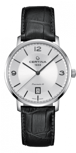 Certina DS Caimano Powermatic 80 Stainless Steel / Silver / Strap C035.407.16.037.00
