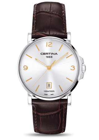 Certina DS Caimano Silver / Gold Index C0174101603701