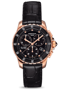 Certina DS First Lady Ceramic Chrono Rose C0142173605100
