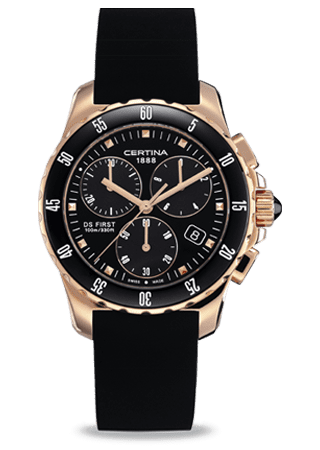 Certina DS First Lady Ceramic Chrono Rose C0142173705100