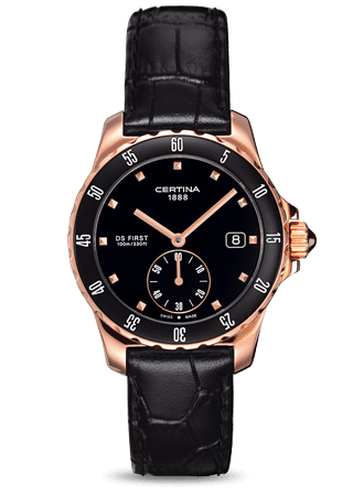 Certina DS First Lady Ceramic Rose Black C0142353605100
