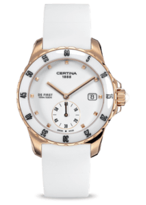 Certina DS First Lady Ceramic Rose C0142353701100