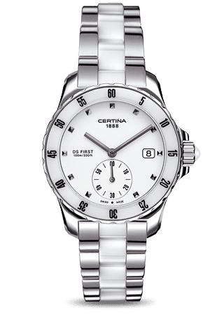 Certina DS First Lady Ceramic White Bracelet C0142351101101
