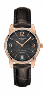 Certina DS Podium 33 Rose Gold PVD / Black MOP / Strap C034.210.36.127.00