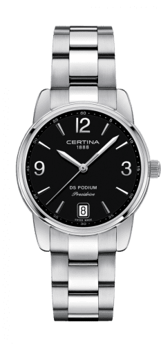 Certina DS Podium 33 Stainless Steel / Black / Bracelet C034.210.11.057.00