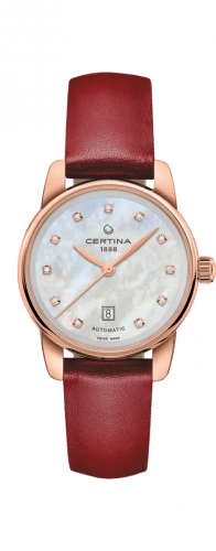 Certina DS Podium Automatic 29 Rose Gold PVD / MOP / Strap C001.007.36.116.02