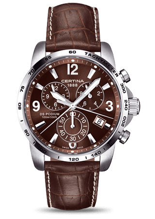 Certina DS Podium Big Size Chrono Brown C0016171629700