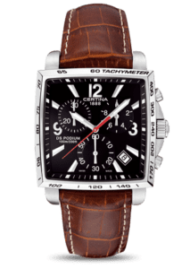 Certina DS Podium Square Chronograph Black C0015171605701