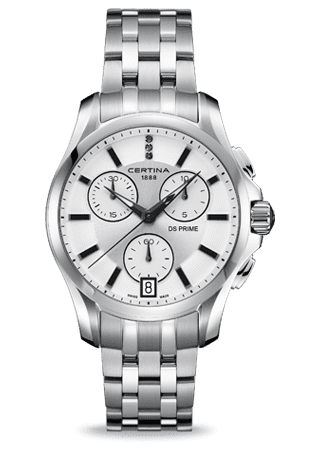 Certina DS Prime Chronograph Silver C0042171103600