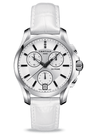 Certina DS Prime Chronograph White C0042171603600