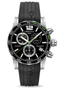 Certina DS Sport Chrono Green Rubber C0274171705701